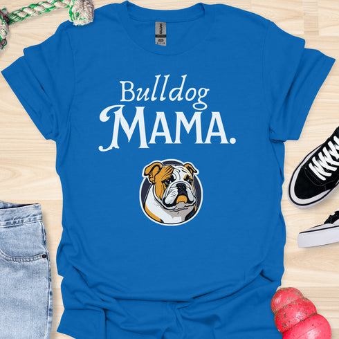 Bulldog Mama - V3 - Retro Graphic T-Shirt